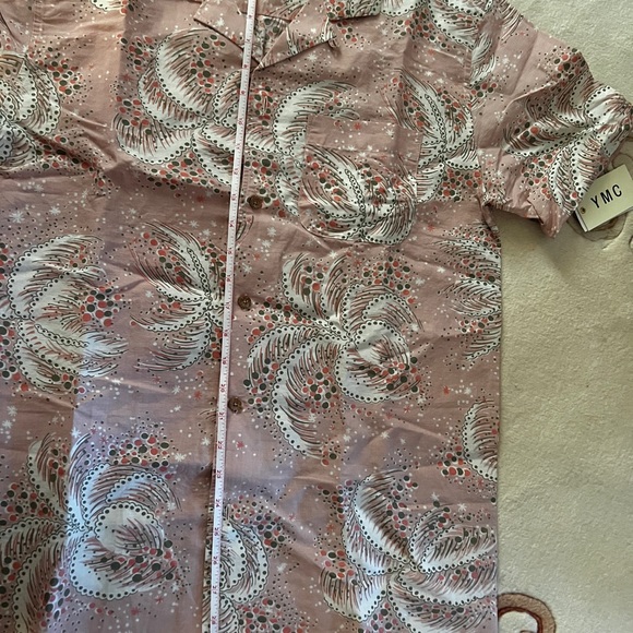 Brand new with tags YMC You Must Create Camp Collar Printed Shirt - Picture 8 of 8